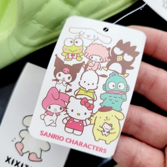 Brand New Sanrio Keroppi Green Slippers US 7.5 - Picture 6 of 9
